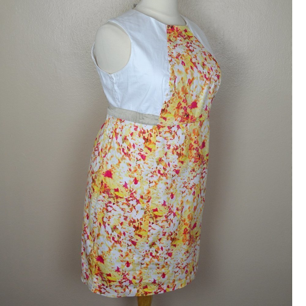 Calvin Klein Printed Color Block Sheath Dress - Picture 3 of 7